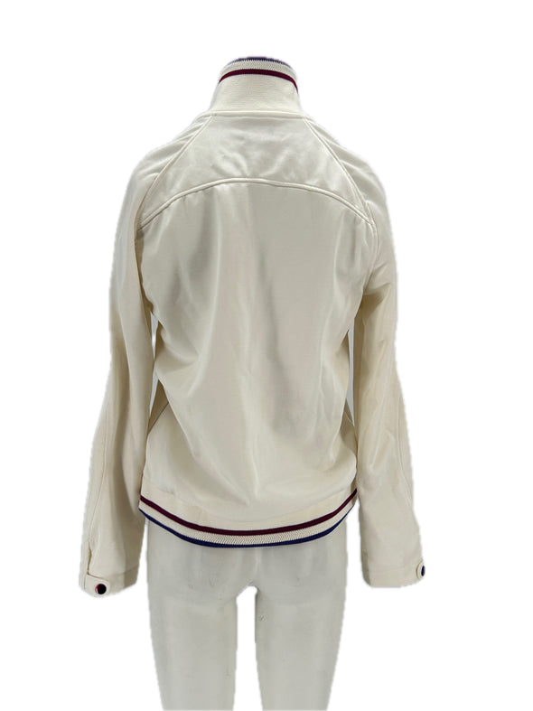 Veste à zip blanc