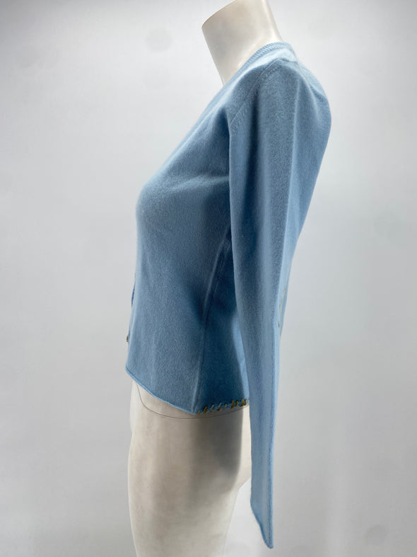 Cardigan bleu ciel