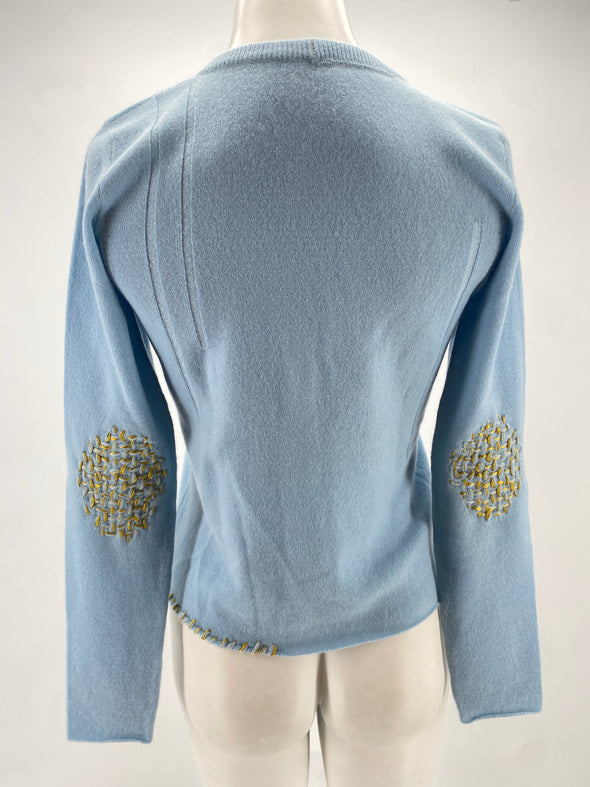 Cardigan bleu ciel
