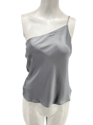 Top en soie asymétrique