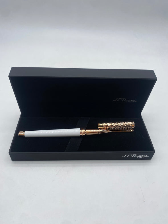 Stylo "Liberté" blanc et rose