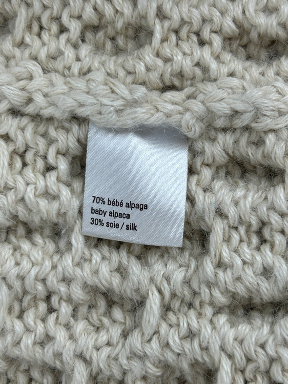Gilet en mélange de laine et soie