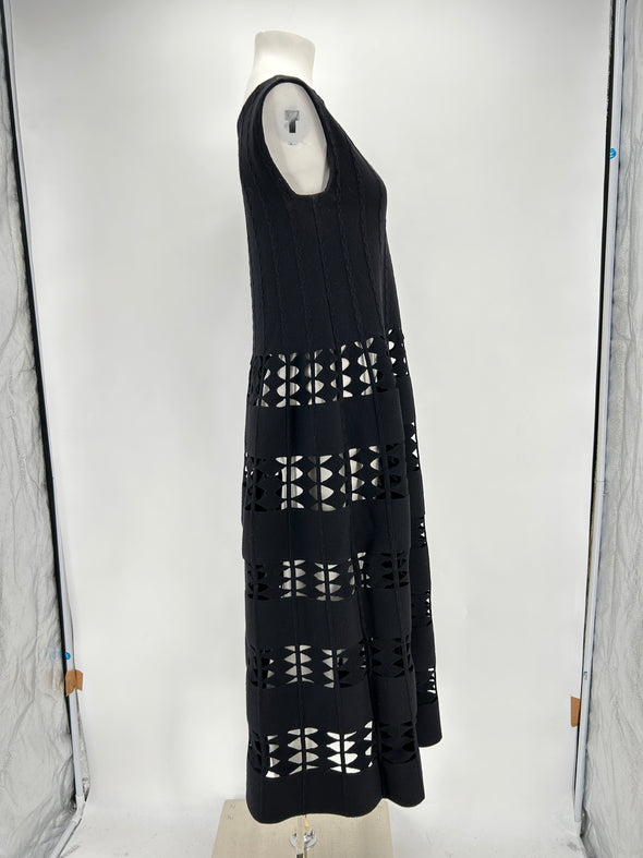 Robe en laine noire