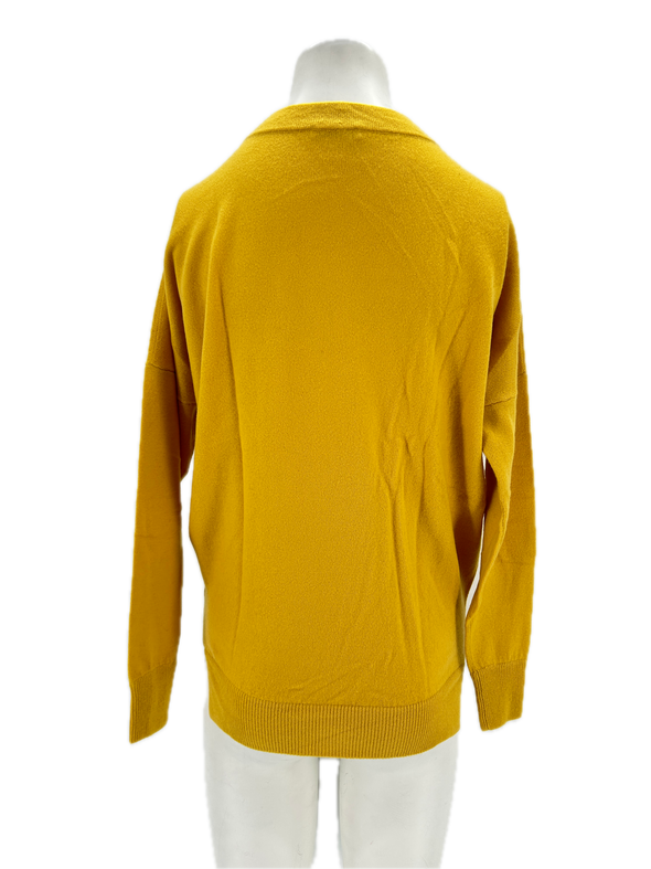 Pull en cachemire jaune