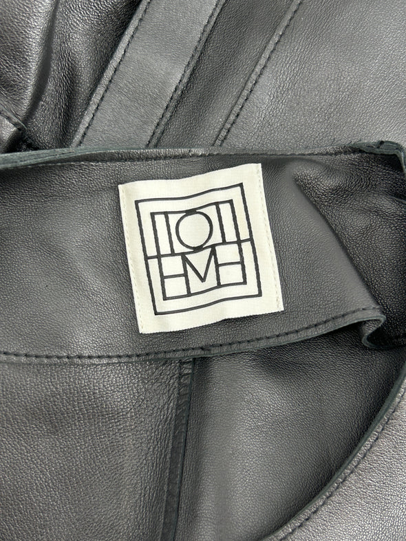 Trench-coat en cuir