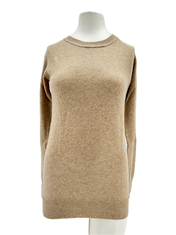 Pull en cachemire beige