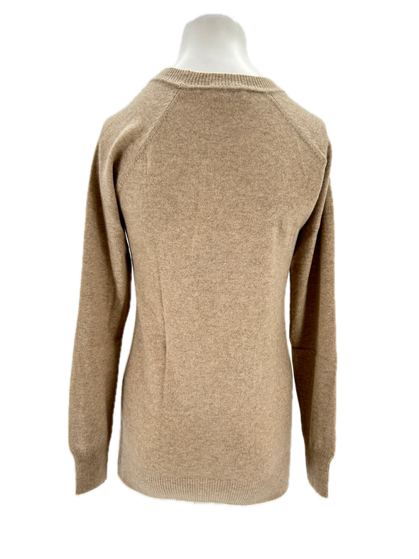 Pull en cachemire beige