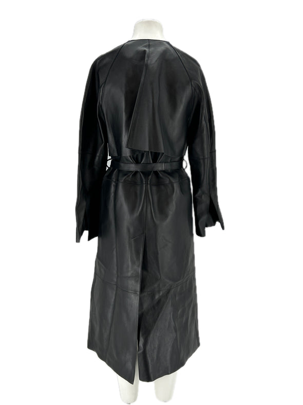 Trench-coat en cuir
