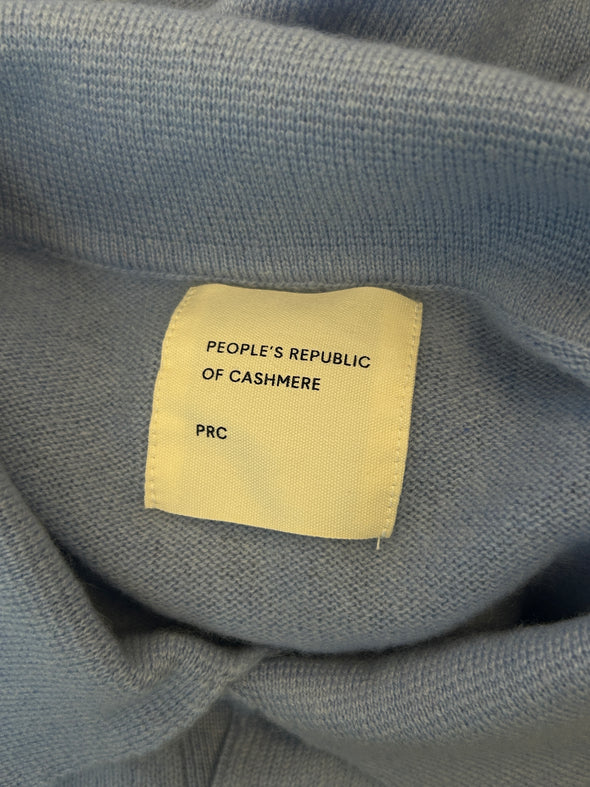 Pull bleu en cachemire