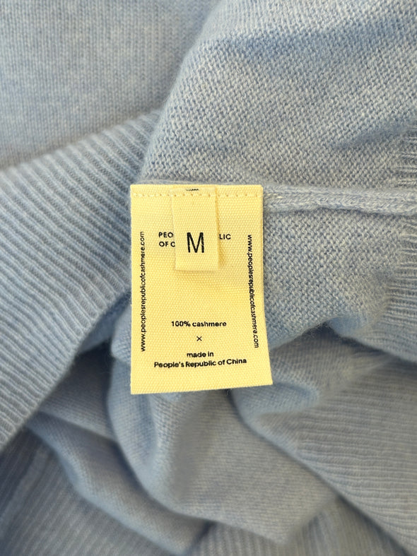 Pull bleu en cachemire