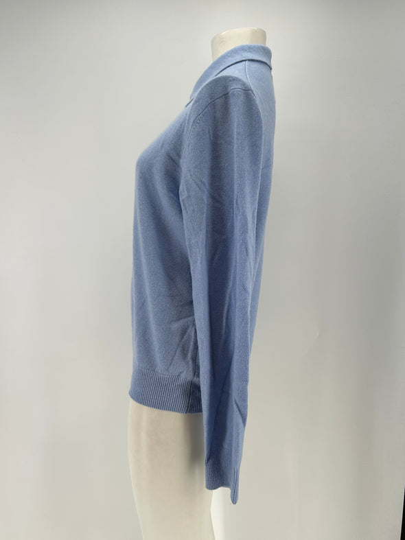 Pull bleu en cachemire