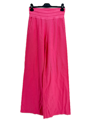 Pantalon en maille rose