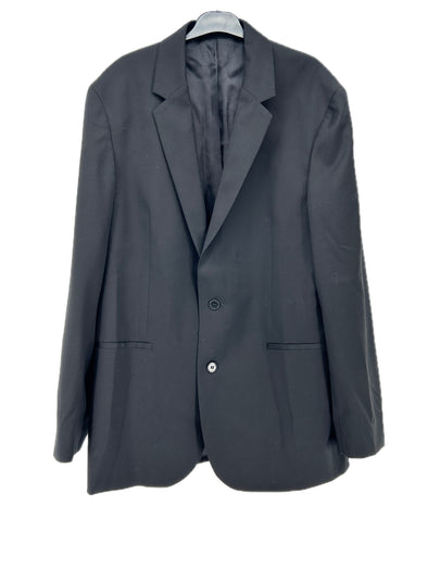 Blazer noir en laine