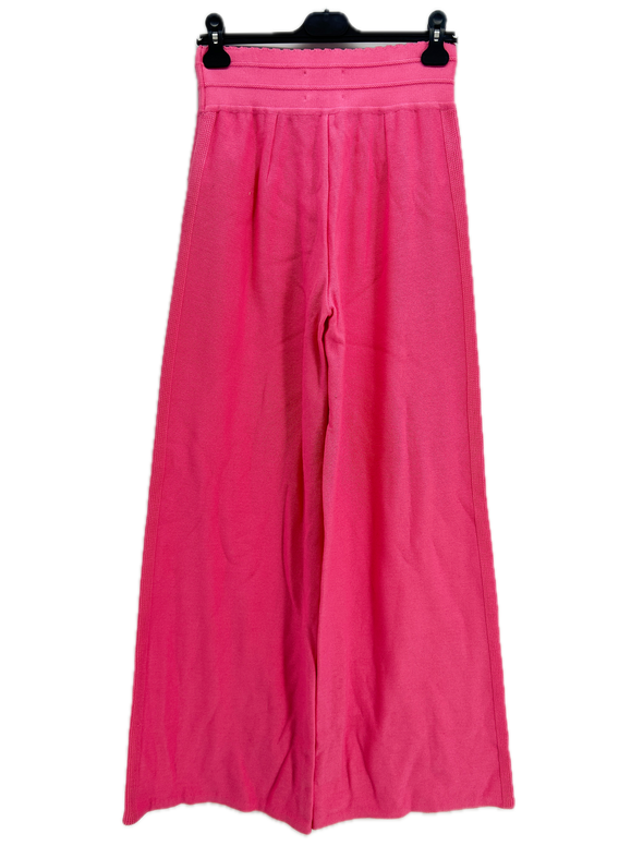 Pantalon en maille rose