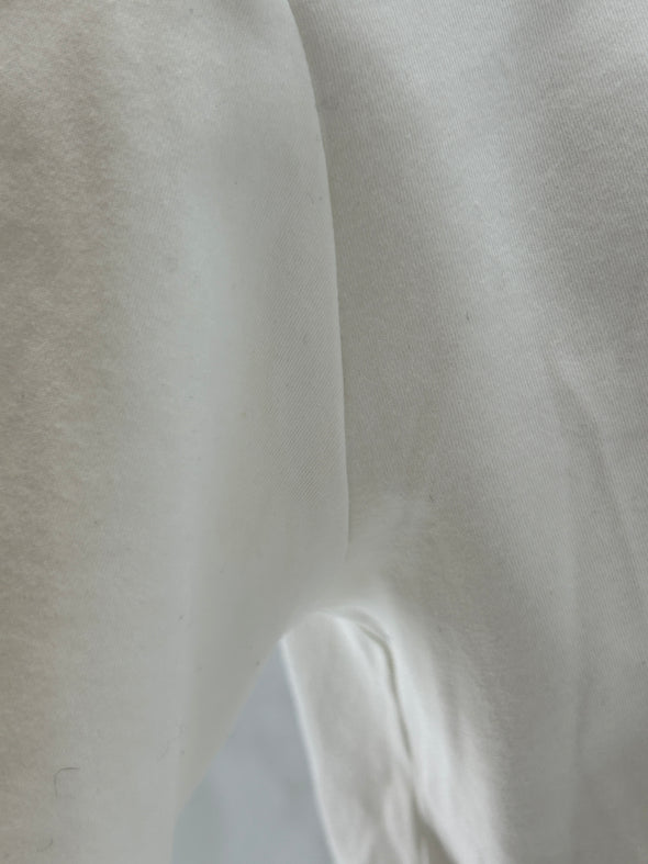 Tee-shirt crop blanc