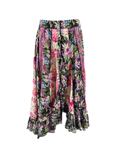 Jupe longue motif fleurie