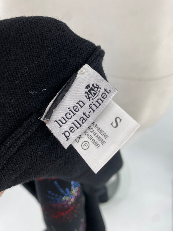 Pull cachemire feu d'artifices strass