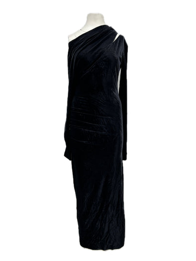 Robe en velours marine