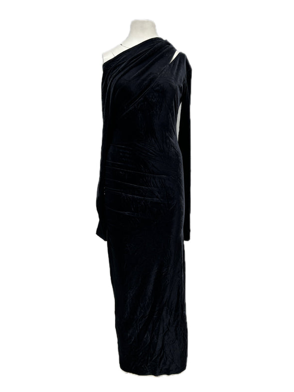 Robe en velours marine
