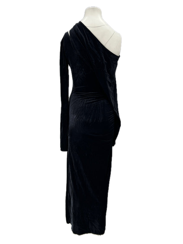 Robe en velours marine