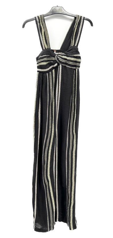 Combinaison noire à rayures