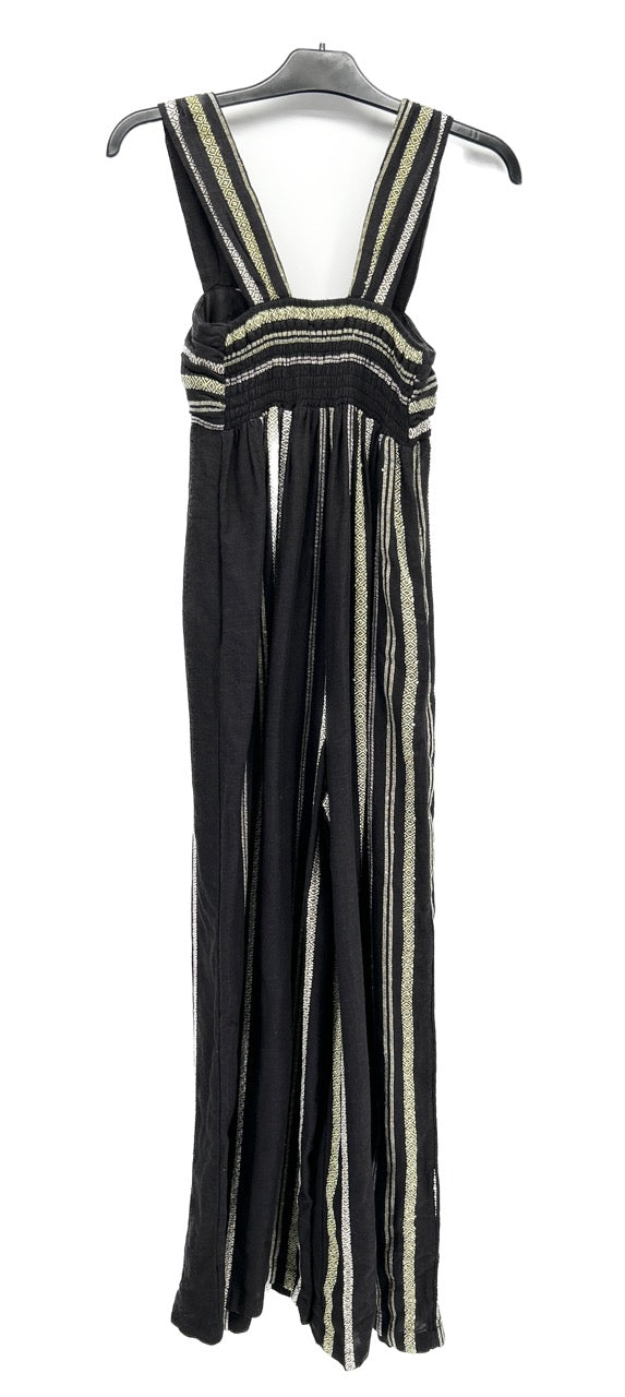 Combinaison noire à rayures