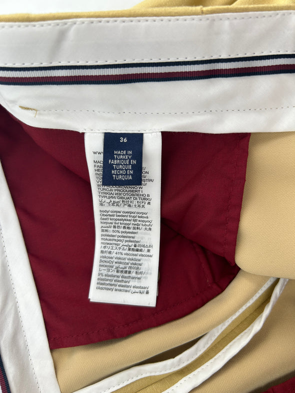 Pantalon de tailleur ocre