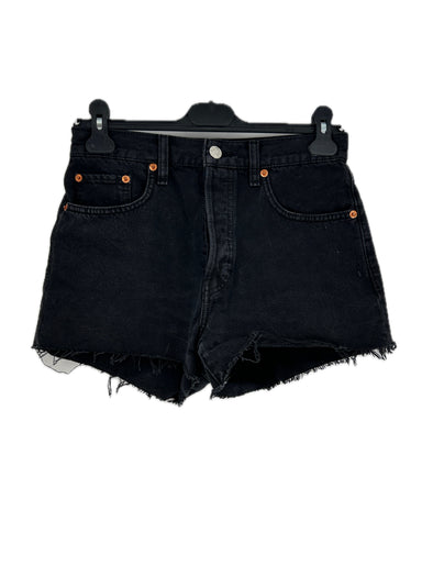 Short en denim gris foncé