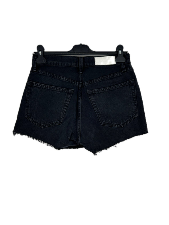 Short en denim gris foncé