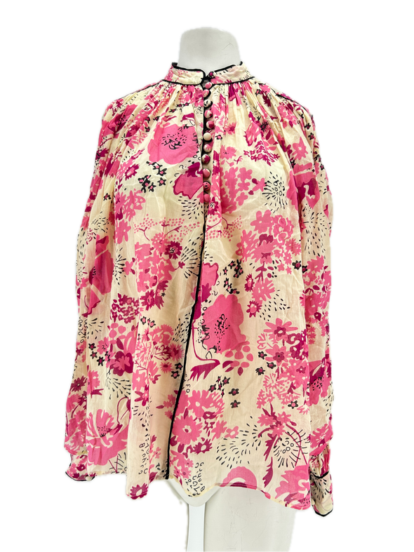 Blouse à imprimé fleuri