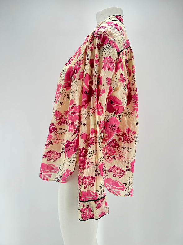 Blouse à imprimé fleuri