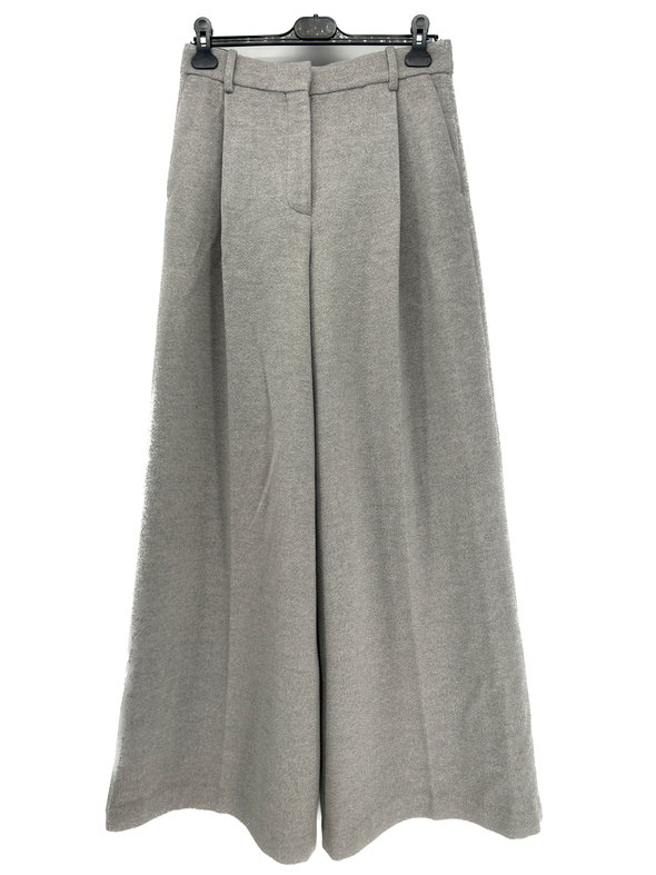 Pantalon en laine gris
