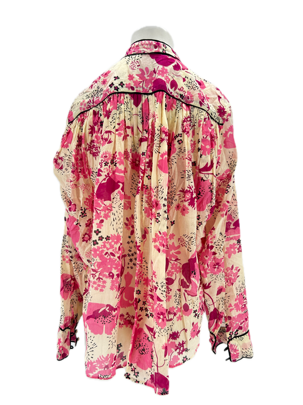 Blouse à imprimé fleuri