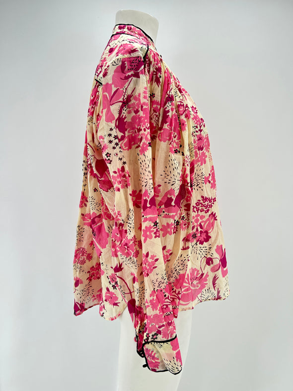 Blouse à imprimé fleuri