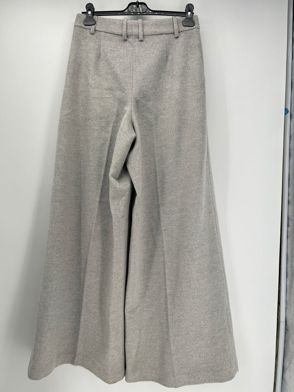 Pantalon en laine gris