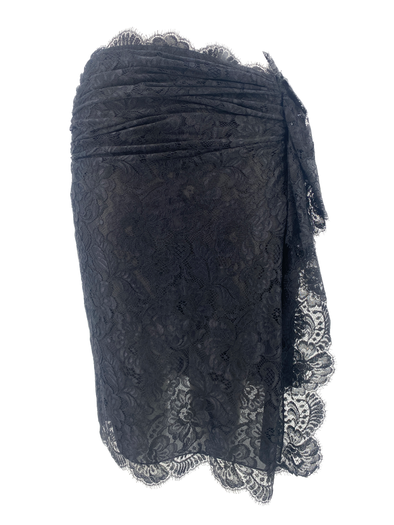 Jupe dentelle noire