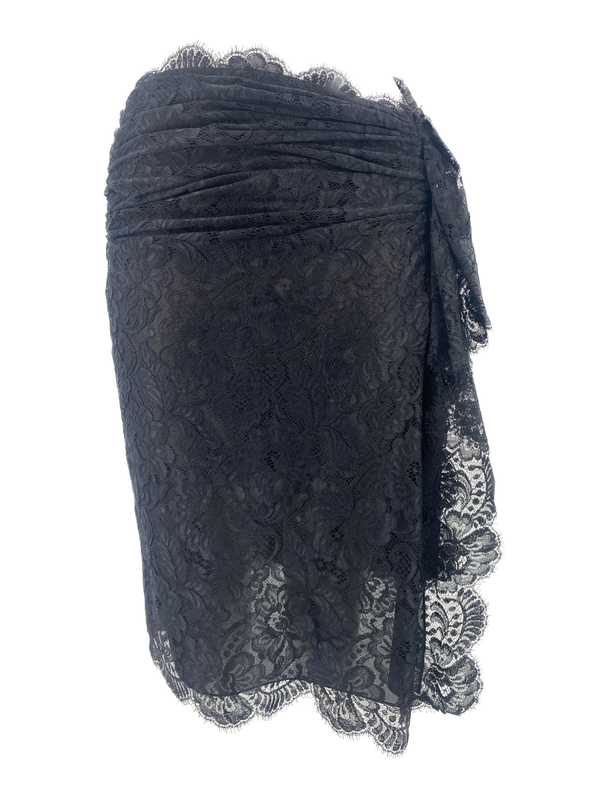 Jupe dentelle noire