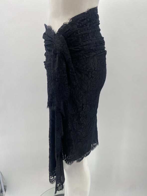 Jupe dentelle noire