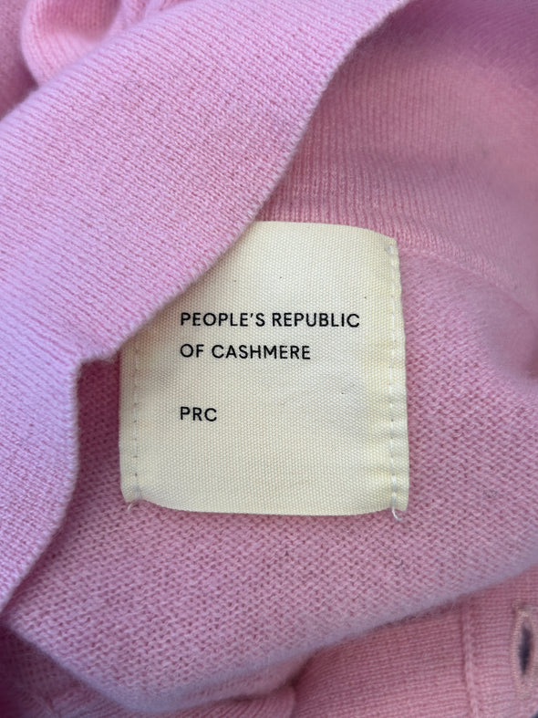 Pull rose en cachemire