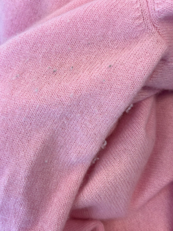 Pull rose en cachemire