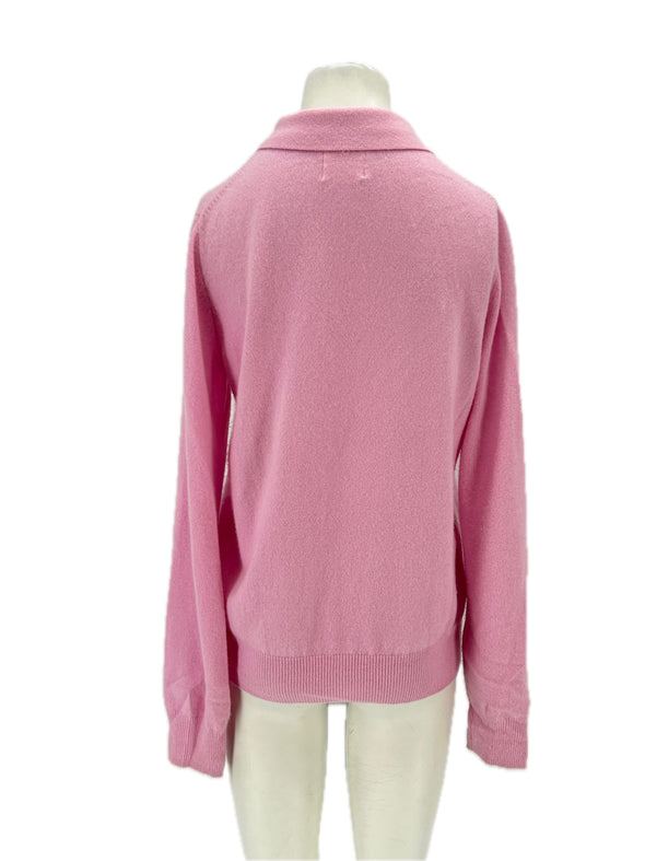 Pull rose en cachemire