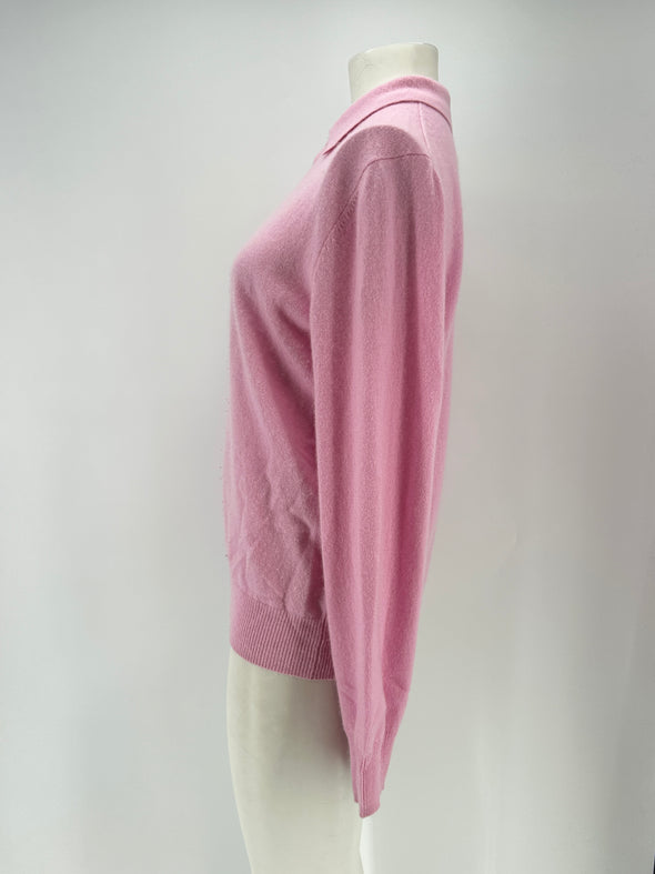 Pull rose en cachemire