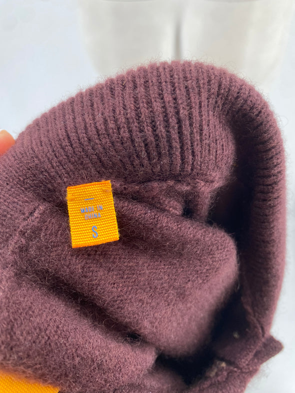 Pull en cachemire marron