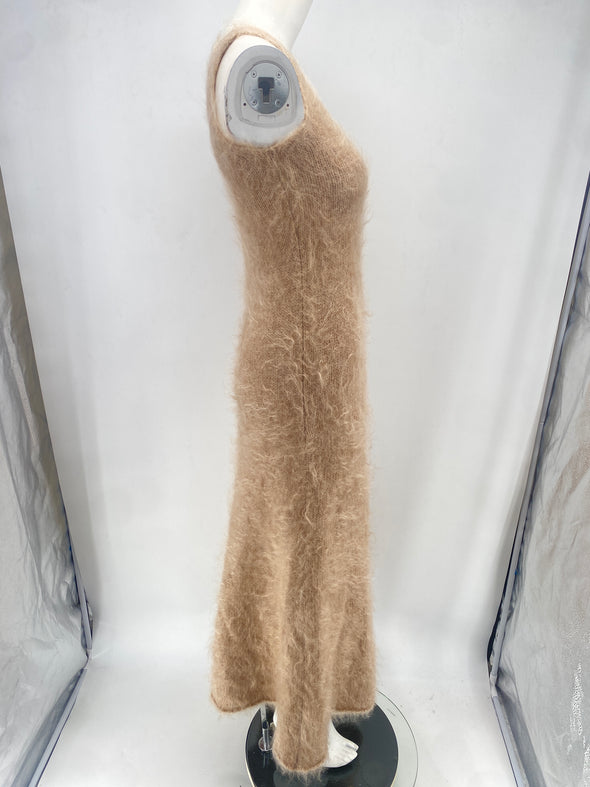 Robe longue en mohair