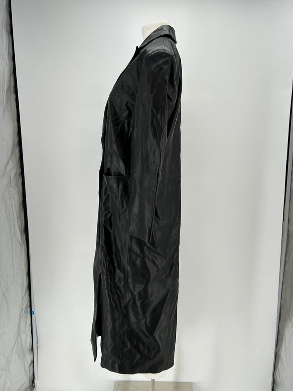Trench en cuir