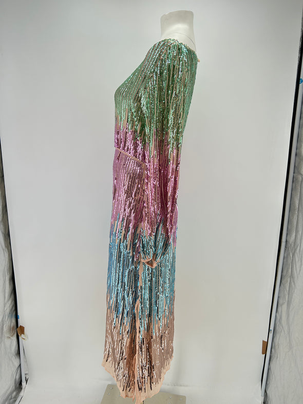 Robe en sequins