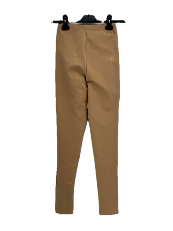 Pantalon slim camel