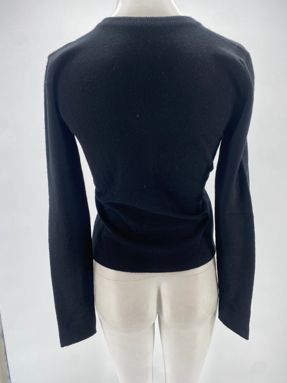 Cardigan noir en cachemire