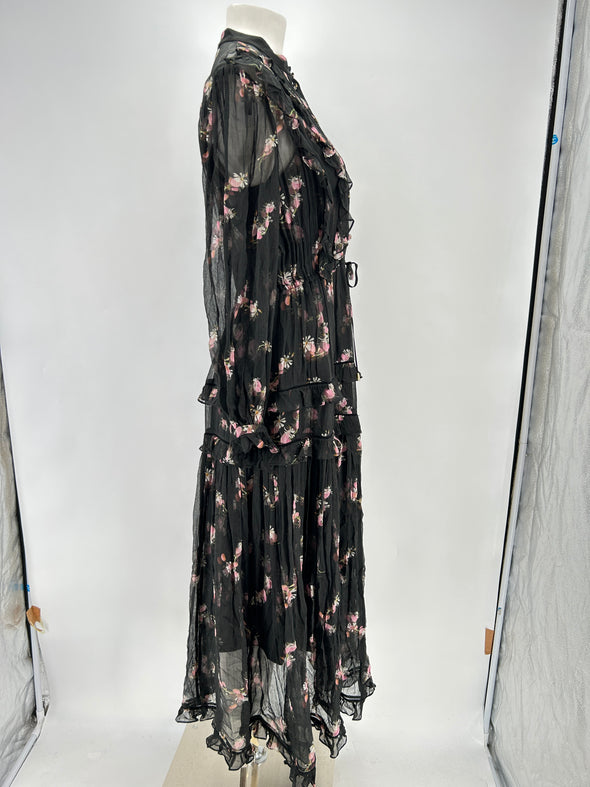 Robe longue noire