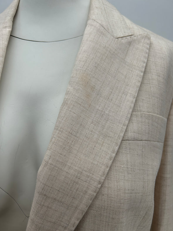Veste de costume beige